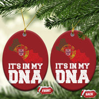 Its in My DNA Portugal Christmas Ornament Portuguese Flag Portugal Boy Girl Gift - Wonder Print Shop