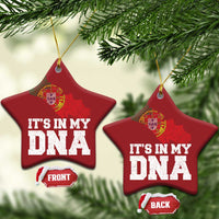 Its in My DNA Portugal Christmas Ornament Portuguese Flag Portugal Boy Girl Gift - Wonder Print Shop