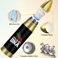 Its in My DNA Portugal Bullet Tumbler Portuguese Flag Portugal Boy Girl Gift - Wonder Print Shop