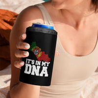 Its in My DNA Portugal 4 in 1 Can Cooler Tumbler Portuguese Flag Portugal Boy Girl Gift - Wonder Print Shop