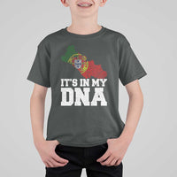 Its in My DNA Portugal T Shirt For Kid Portuguese Flag Portugal Boy Girl Gift - Wonder Print Shop