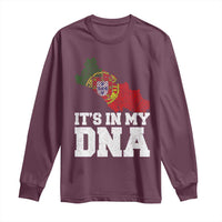 Its in My DNA Portugal Long Sleeve Shirt Portuguese Flag Portugal Boy Girl Gift - Wonder Print Shop