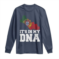 Its in My DNA Portugal Long Sleeve Shirt Portuguese Flag Portugal Boy Girl Gift - Wonder Print Shop