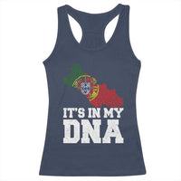 Its in My DNA Portugal Racerback Tank Top Portuguese Flag Portugal Boy Girl Gift - Wonder Print Shop