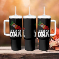 Its in My DNA Portugal Tumbler With Handle Portuguese Flag Portugal Boy Girl Gift - Wonder Print Shop