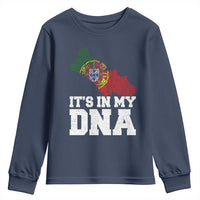 Its in My DNA Portugal Youth Sweatshirt Portuguese Flag Portugal Boy Girl Gift - Wonder Print Shop