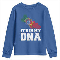 Its in My DNA Portugal Youth Sweatshirt Portuguese Flag Portugal Boy Girl Gift - Wonder Print Shop