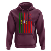 Portuguese Flag Hoodie Vintage USA Flag Portugal Pride Gifts - Wonder Print Shop