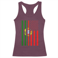 Portuguese Flag Racerback Tank Top Vintage USA Flag Portugal Pride Gifts - Wonder Print Shop
