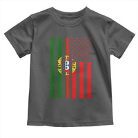 Portuguese Flag Toddler T Shirt Vintage USA Flag Portugal Pride Gifts - Wonder Print Shop