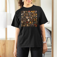 Mushroom Lovers T Shirt For Women Mycology Fungi Foraging Mushroom Whisperer