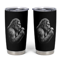 Bigfoot Mushroom Tumbler Cup Vintage Sasquatch Art Mystical Nature Lover Retro