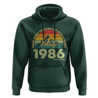 40th Birthday Hoodie Vintage 1986 Weird Being the Same Age as Old People 40 Year Old Gift