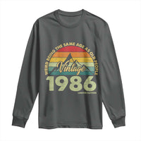 40th Birthday Long Sleeve Shirt Vintage 1986 Weird Being the Same Age as Old People 40 Year Old Gift