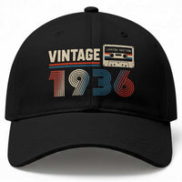 Vintage 1936 90th Birthday Gifts Baseball Cap 90 Year Old Favors