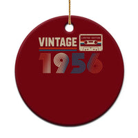 Vintage 1956 70th Birthday Gifts Ceramic Ornament 70 Year Old Favors
