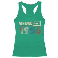 Vintage 1956 70th Birthday Gifts Racerback Tank Top 70 Year Old Favors