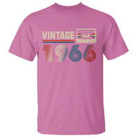 Vintage 1966 60th Birthday Gifts T Shirt 60 Year Old Favors