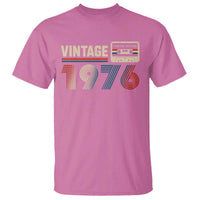 Vintage 1976 50th Birthday Gifts T Shirt 50 Year Old Favors