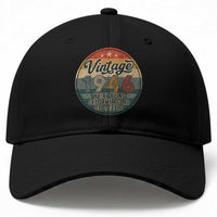 Vintage 1946 80th Birthday Baseball Cap 80 Year Old Gift Weird Being the Same Age as Old People