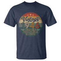 Vintage 1946 80th Birthday T Shirt 80 Year Old Gift Weird Being the Same Age as Old People