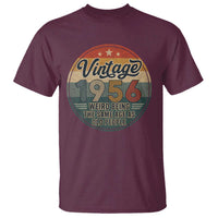 Vintage 1956 70th Birthday T Shirt 70 Year Old Gift Weird Being the Same Age as Old People