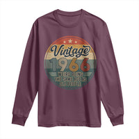 Vintage 1966 60th Birthday Long Sleeve Shirt 60 Year Old Gift Weird Being the Same Age as Old People