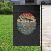 Vintage 1976 50th Birthday Garden Flag 50 Year Old Gift Weird Being the Same Age as Old People