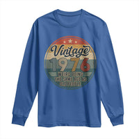 Vintage 1976 50th Birthday Long Sleeve Shirt 50 Year Old Gift Weird Being the Same Age as Old People