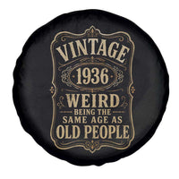 90th Birthday Spare Tire Cover Vintage 90yr 1936 90 Year Old Gift Weird Being the Same Age as Old People