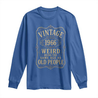 60th Birthday Long Sleeve Shirt Vintage 60yr 1966 60 Year Old Gift Weird Being the Same Age as Old People