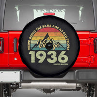 90th Birthday Spare Tire Cover Vintage 1936 Weird Being the Same Age as Old People 90 Year Old Gift