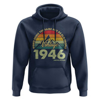 80th Birthday Hoodie Vintage 1946 Weird Being the Same Age as Old People 80 Year Old Gift