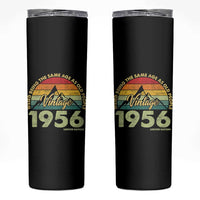70th Birthday Skinny Tumbler Vintage 1956 Weird Being the Same Age as Old People 70 Year Old Gift