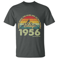 70th Birthday T Shirt Vintage 1956 Weird Being the Same Age as Old People 70 Year Old Gift