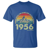 70th Birthday T Shirt Vintage 1956 Weird Being the Same Age as Old People 70 Year Old Gift