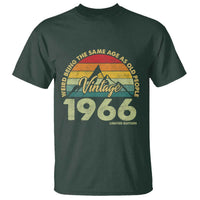 60th Birthday T Shirt Vintage 1966 Weird Being the Same Age as Old People 60 Year Old Gift