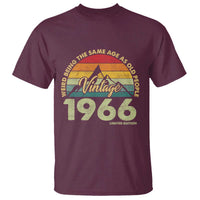 60th Birthday T Shirt Vintage 1966 Weird Being the Same Age as Old People 60 Year Old Gift