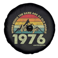 50th Birthday Spare Tire Cover Vintage 1976 Weird Being the Same Age as Old People 50 Year Old Gift