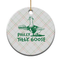 Philly Goose Ceramic Ornament Funny Philadelphia Fan Silly Gooses - Wonder Print Shop