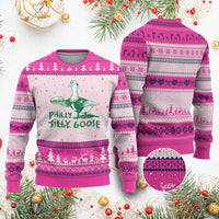 Philly Goose Ugly Christmas Sweater Funny Philadelphia Fan Silly Gooses - Wonder Print Shop