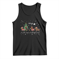Dachshund Christmas Tank Top Funny Weiner Dog Lovers Its The Most Wienderful Time - Wonder Print Shop