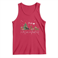 Dachshund Christmas Tank Top Funny Weiner Dog Lovers Its The Most Wienderful Time - Wonder Print Shop