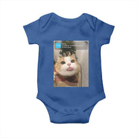 Funny Cat Christmas Baby Onesie Ring There is Motion at Your Front Door Meme Xmas Tree - Wonder Print Shop