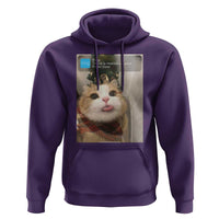 Funny Cat Christmas Hoodie Ring There is Motion at Your Front Door Meme Xmas Tree - Wonder Print Shop