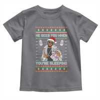 Funny Christmas Diddy Toddler T Shirt Diddy Sees You When Youre Sleeping Ugly Xmas - Wonder Print Shop