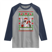 Funny Christmas Diddy Raglan Shirt Diddy Sees You When Youre Sleeping Dirty Ugly Xmas - Wonder Print Shop