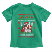 Funny Christmas Diddy Toddler T Shirt Diddy Sees You When Youre Sleeping Dirty Ugly Xmas - Wonder Print Shop