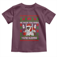 Funny Christmas Diddy Toddler T Shirt Diddy Sees You When Youre Sleeping Dirty Ugly Xmas - Wonder Print Shop