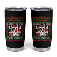 Funny Christmas Diddy Tumbler Cup Diddy Sees You When Youre Sleeping Dirty Ugly Xmas - Wonder Print Shop